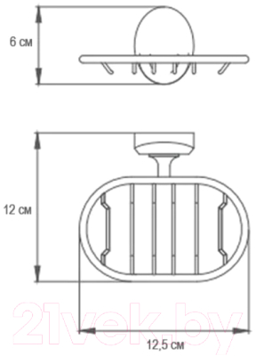 Мыльница Ekko E3602-1