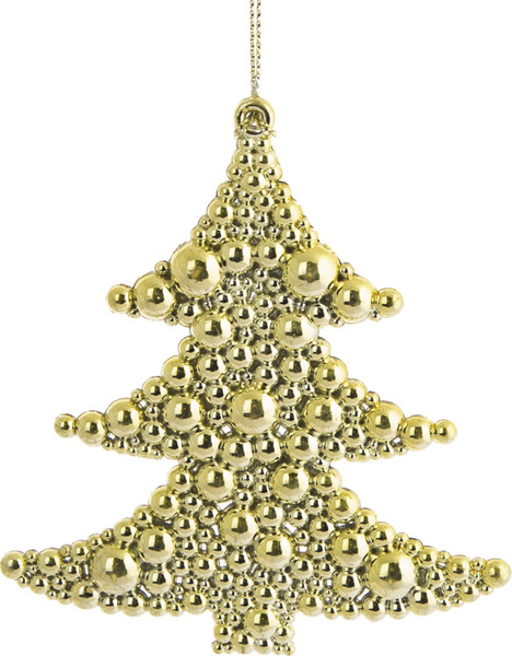 Елочная игрушка Феникс-Презент Елочка в золоте / 81957 - фото