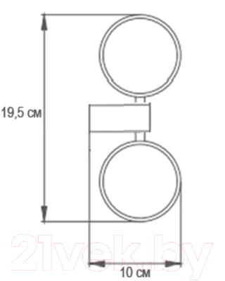 Набор стаканов для зубной щетки и пасты Ekko E3408