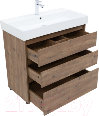 Тумба под умывальник Aquanet Nova Lite 85 / 302477