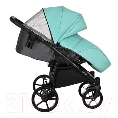 Детская универсальная коляска Tutis Novo 2 в 1 / 1142236 (Antracite Metalic/Mint)