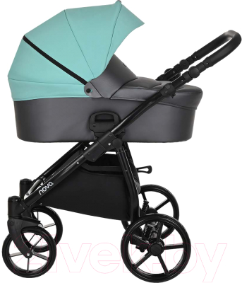 Детская универсальная коляска Tutis Novo 2 в 1 / 1142236 (Antracite Metalic/Mint)