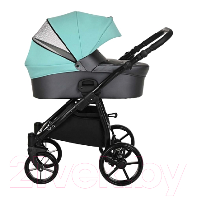 Детская универсальная коляска Tutis Novo 2 в 1 / 1142236 (Antracite Metalic/Mint)