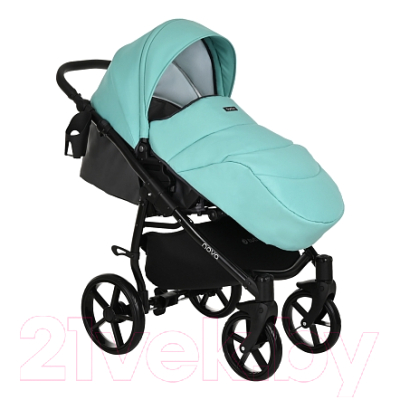 Детская универсальная коляска Tutis Novo 2 в 1 / 1142236 (Antracite Metalic/Mint)