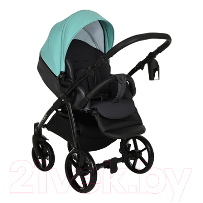 Детская универсальная коляска Tutis Novo 2 в 1 / 1142236 (Antracite Metalic/Mint)