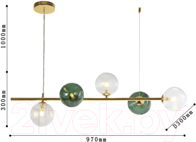 Люстра FAVOURITE 4035-5P