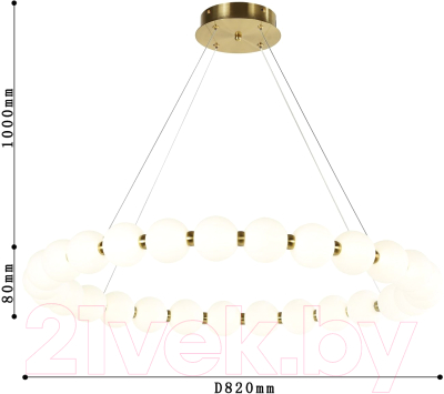 Люстра FAVOURITE 4014-8P