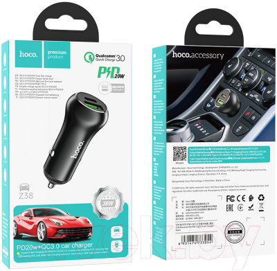 Зарядное устройство автомобильное Hoco Z38