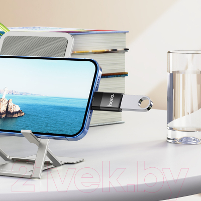 Адаптер Hoco UA17 Lightning - USB