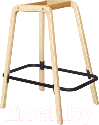 Стул барный Sheffilton SHT-ST33/S94-1 (сиреневая орхидея/прозрачный лак/черный муар)