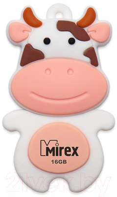 Usb flash накопитель Mirex Cow Peach 16GB (13600-KIDCWP16) - фото