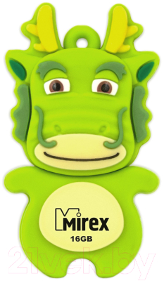 USB flash накопитель Mirex Dragon Green 16GB (13600-KIDGDR16) - фото