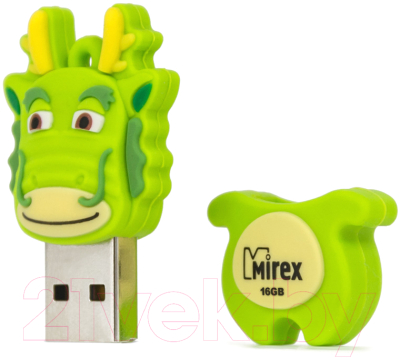 USB flash накопитель Mirex Dragon Green 16GB (13600-KIDGDR16)