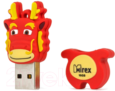 USB flash накопитель Mirex Dragon Red 16GB (13600-KIDDAR16)