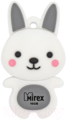 Usb flash накопитель Mirex Rabbit Grey 16GB (13600-KIDRBG16) - фото