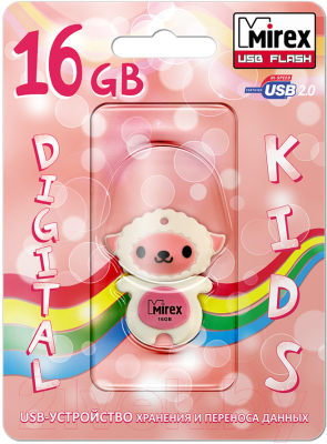 USB flash накопитель Mirex Sheep Pink 16GB (13600-KIDSHP16)
