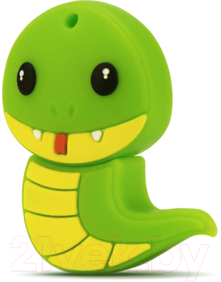 Usb flash накопитель Mirex Snake Green 16GB (13600-KIDSNG16)