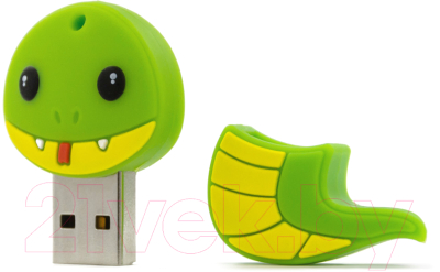 Usb flash накопитель Mirex Snake Green 16GB (13600-KIDSNG16)