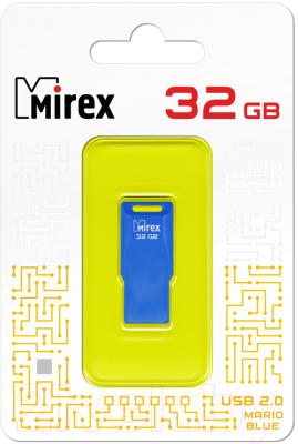 Usb flash накопитель Mirex Mario Blue 32GB (13600-FMUMAB32)