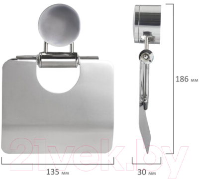 Держатель для туалетной бумаги Laima 607434