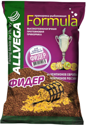 Прикормка рыболовная Allvega Formula Feeder / GBF09-F - фото