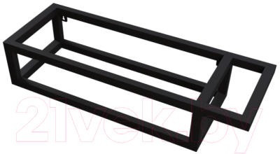 Консоль для ванной Grossman Метрис 105002 (правый, черный) - фото