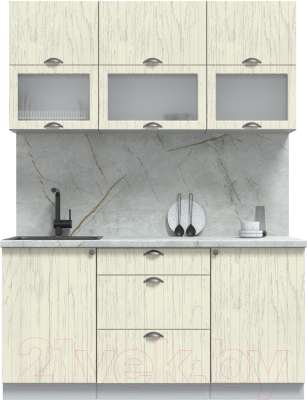 Готовая кухня Интерлиния Берес 1.6Б - фото