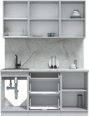 Готовая кухня Интерлиния Берес 1.6Б