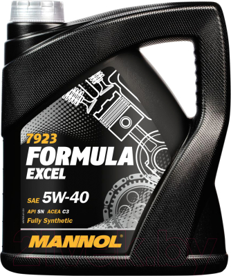 Моторное масло Mannol Formula Excel 5W40 SN / MN7923-5 - фото