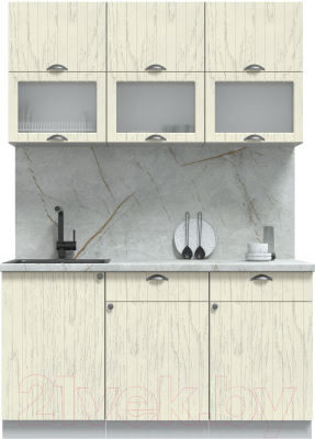 Готовая кухня Интерлиния Берес 1.5Б - фото