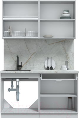 Готовая кухня Интерлиния Берес 1.4Б