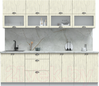 Готовая кухня Интерлиния Берес 2.4Б - фото