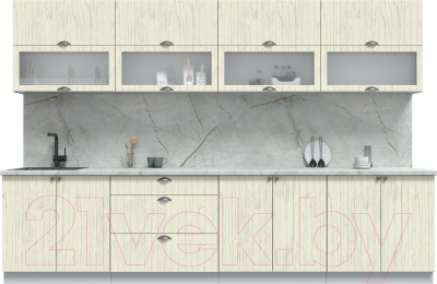 Готовая кухня Интерлиния Берес 3.2Б - фото