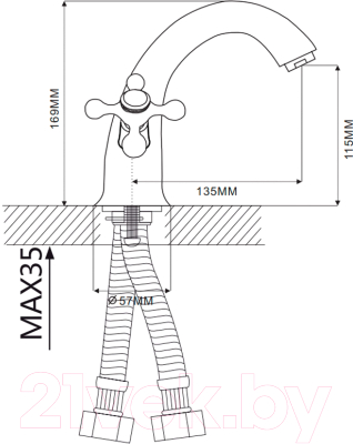 Смеситель Ekko E10019-5