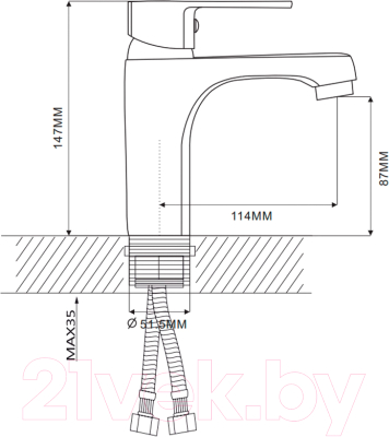 Смеситель Ekko E10302