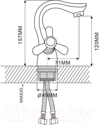 Смеситель Ekko E10731