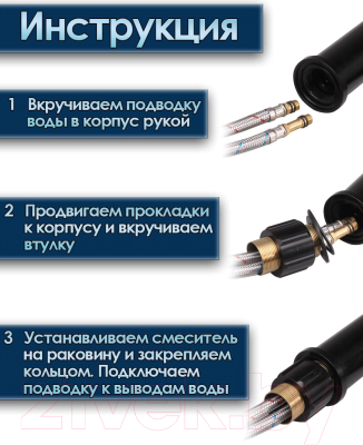 Смеситель Ekko E1081-8