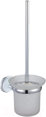 Ершик для унитаза Ekko E3810 (хром/белый) - фото