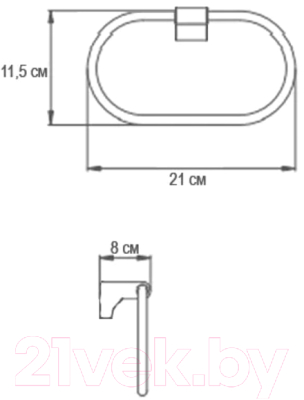 Держатель для полотенца Ekko E3404