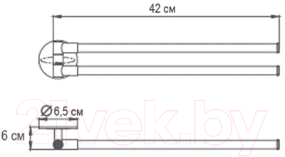 Держатель для полотенца Ekko E3701-2