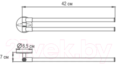 Держатель для полотенца Ekko E3801-2