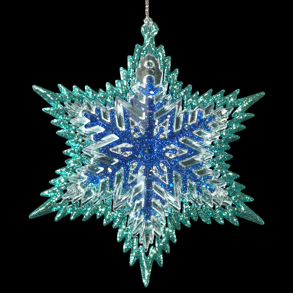 Елочная игрушка Erich Krause Лазурный снегопад / 43426