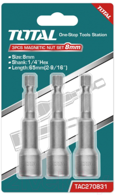 Набор головок слесарных TOTAL TAC270831