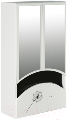 Шкаф с зеркалом для ванной Mixline Радуга 46 528041 - фото