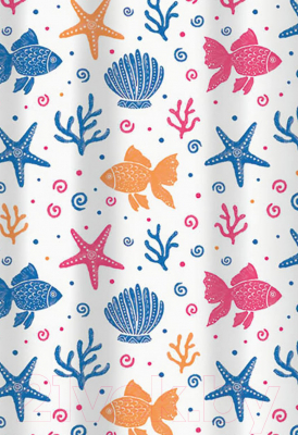 Шторка-занавеска для ванны Вилина Одиссея 6984 - фото