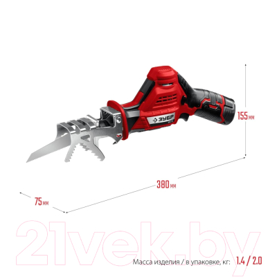 Сабельная пила Зубр СПЛ-125-21