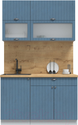 Готовая кухня Интерлиния Берес 1.3Б - фото