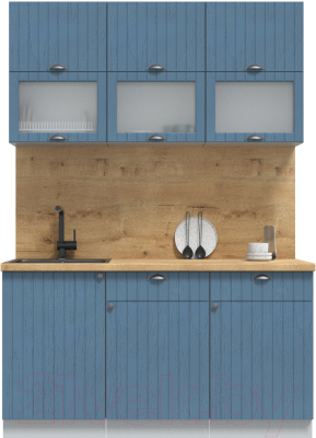 Готовая кухня Интерлиния Берес 1.5Б - фото