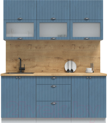 Готовая кухня Интерлиния Берес 1.8Б - фото