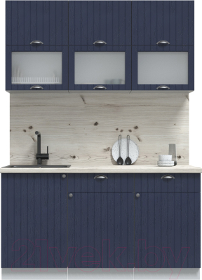 Готовая кухня Интерлиния Берес 1.5Б - фото